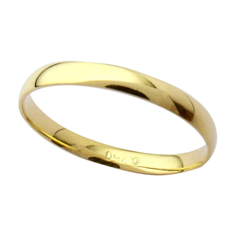 Aliança de Casamento de Ouro 18k 3,0 mm Anatômica - The One - Imagem 4