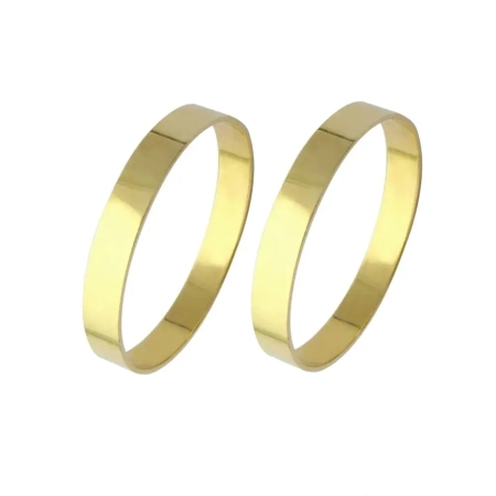 Aliança de Casamento e Noivado de Ouro Reta