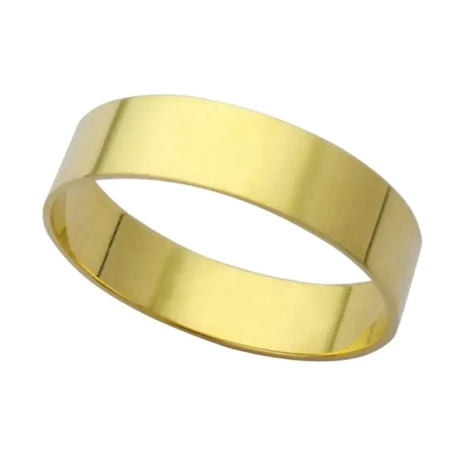 Aliança de Casamento e Noivado de Ouro Reta
