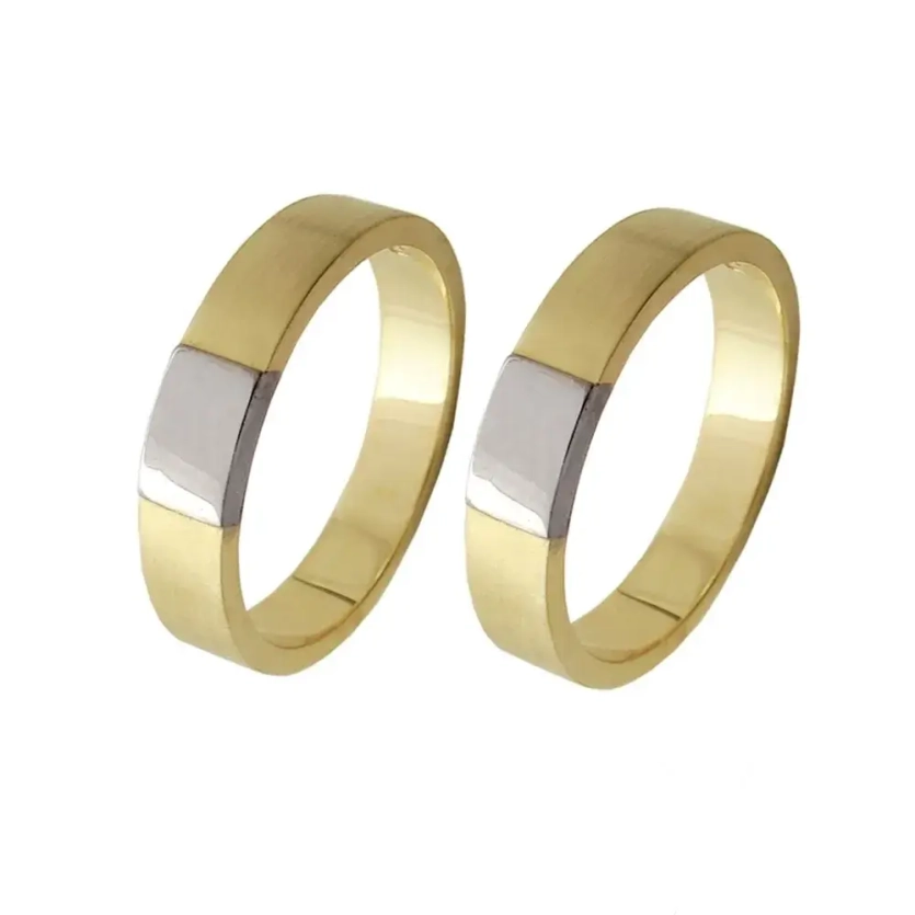 Aliança de Casamento e Noivado de Ouro
