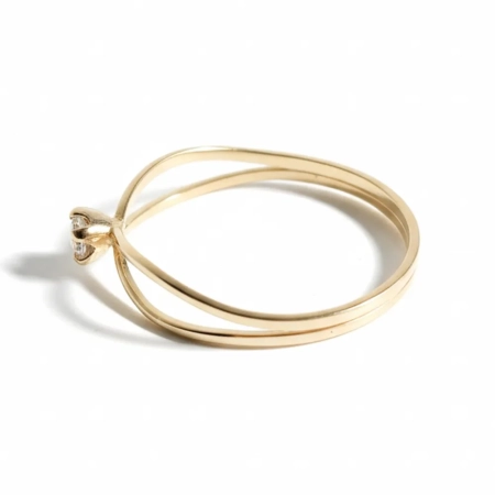 Anel Solitário de Ouro - Anel para Noivado - LSR Joias - Joalheria Artesanal