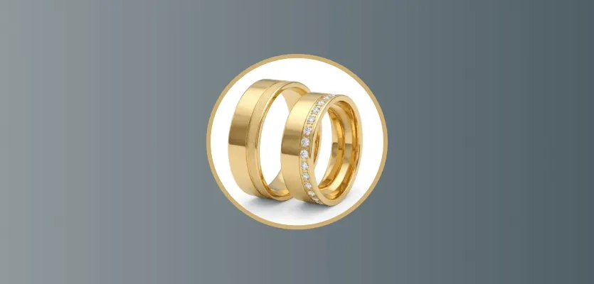 ALIANÇA DE OURO MODERNA