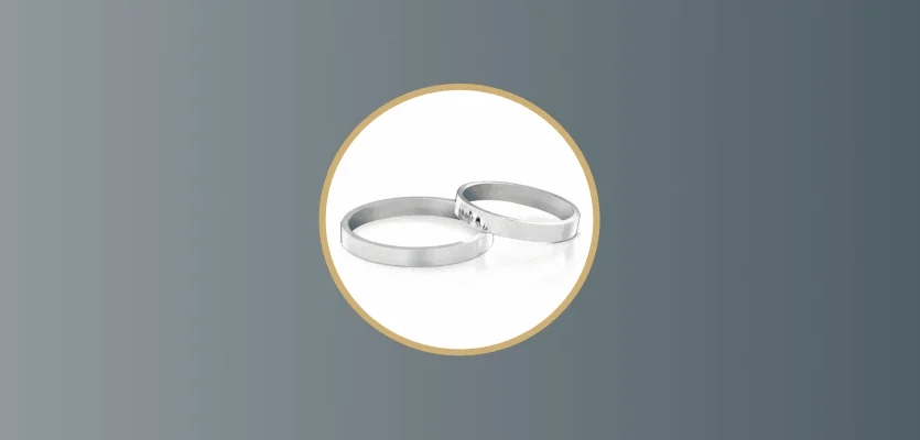 ALIANÇA PRATA TRADICIONAL